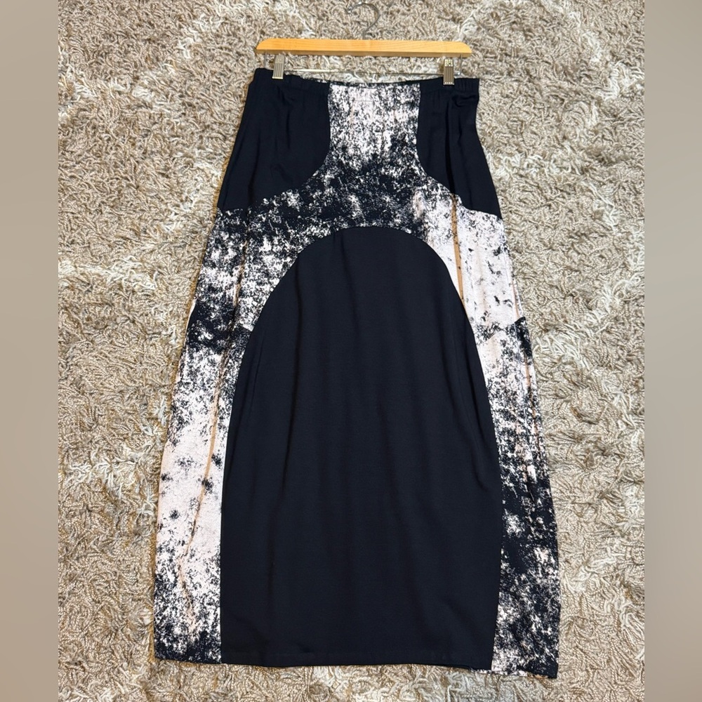 NWT Avivit-Yizhar Abstract Print Maxi Skirt One Size